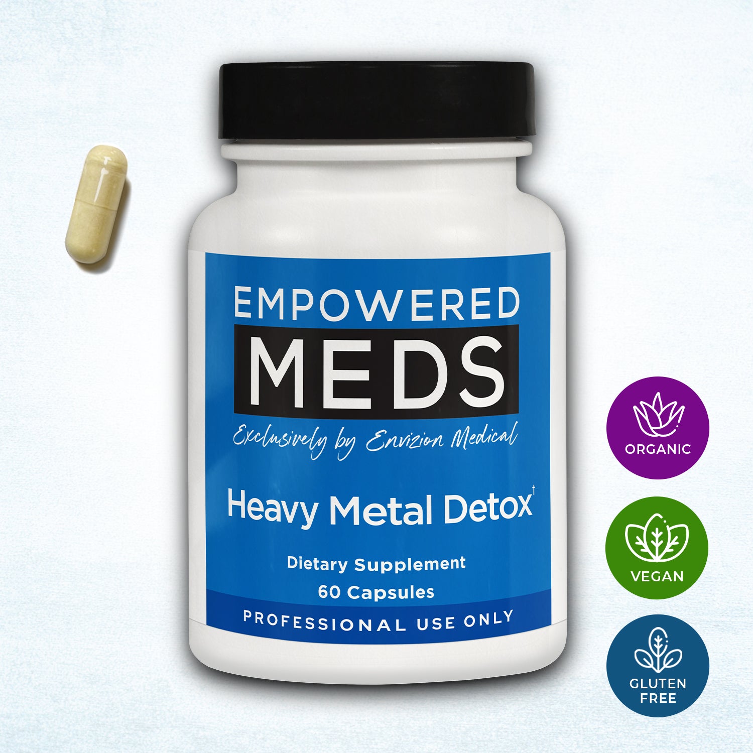 Heavy Metal Detox binder by Envision Medical and Empowered Meds